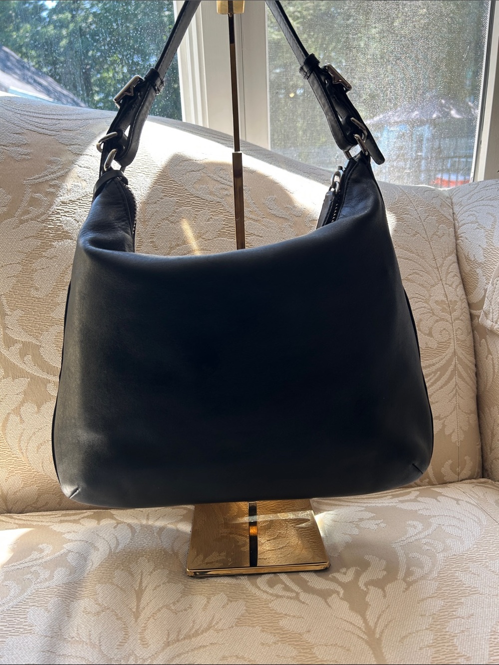 Coach 2012 Legacy Courtenay Black Leather Convertible Hobo Shoulder Orig $298 - Picture 6 of 13
